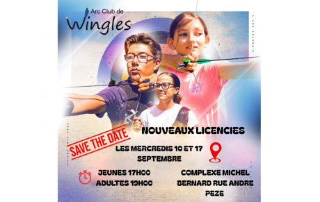 NOUVEAUX LICENCIES 